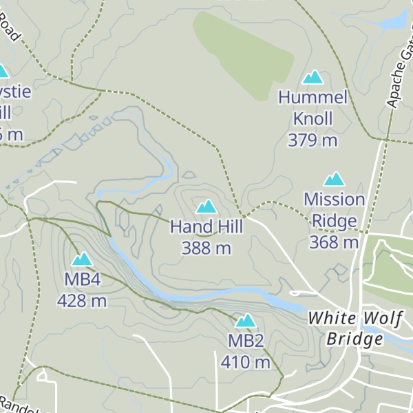 Map of Hand Hill