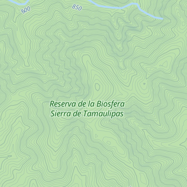Map of Cerro La Mielera