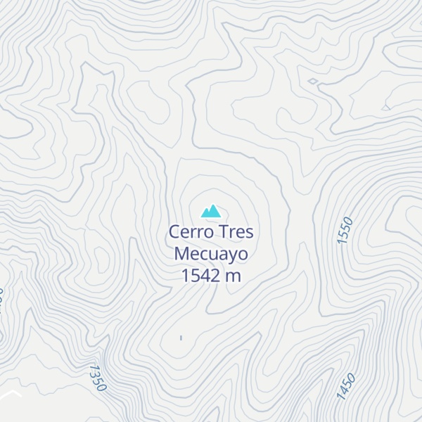 Map of Cerro Tres Mecuayo
