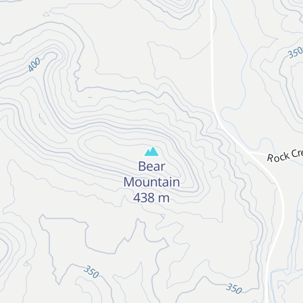 Map of Bear Mountain