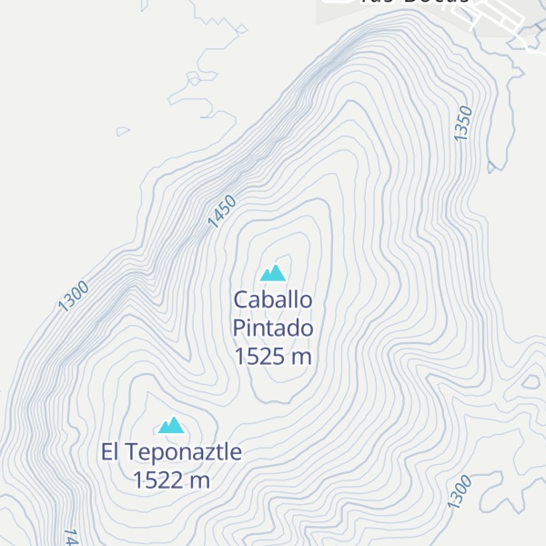 Map of Caballo Pintado
