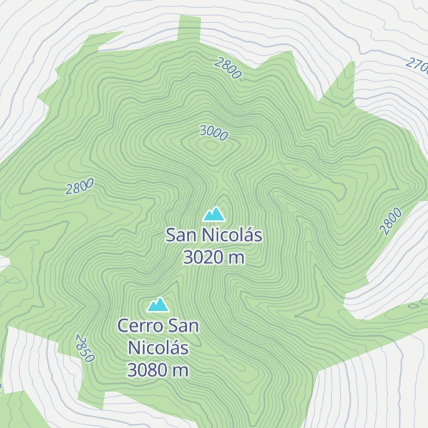 Map of San Nicolás
