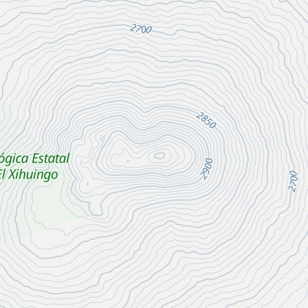 Map of Cerro Viejo de Tultengo