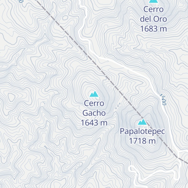Map of Cerro Gacho