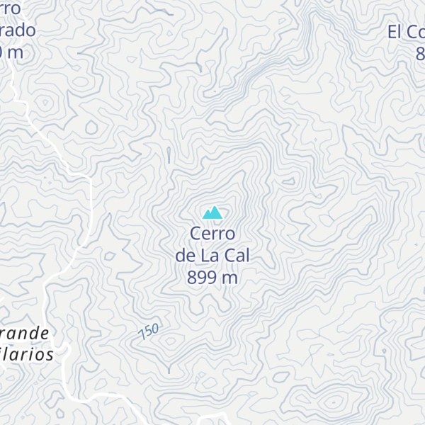 Map of Cerro de La Cal