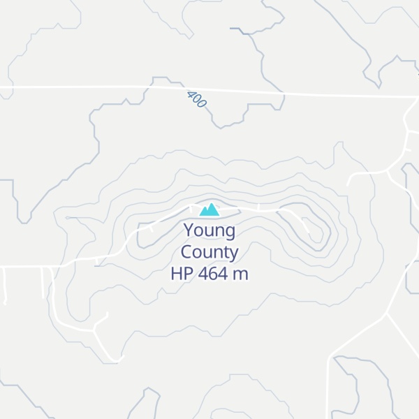 Map of Young County HP