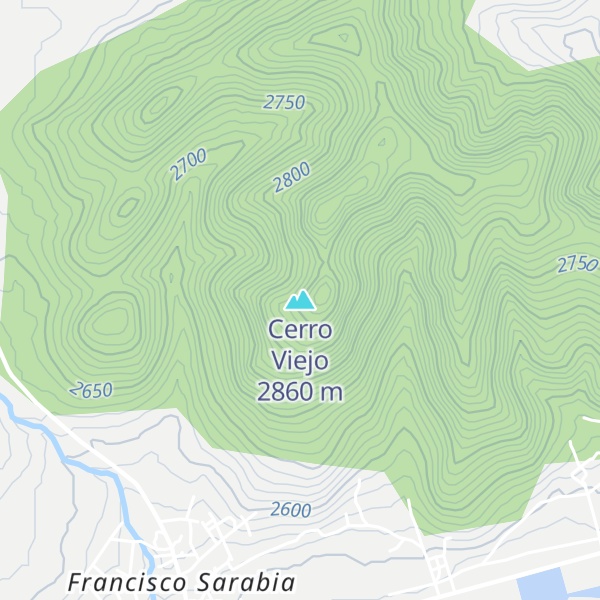 Map of Cerro Viejo