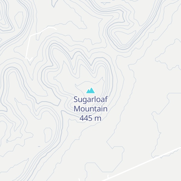 Map of Sugarloaf Mountain