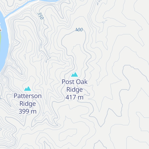 Map of Post Oak Ridge