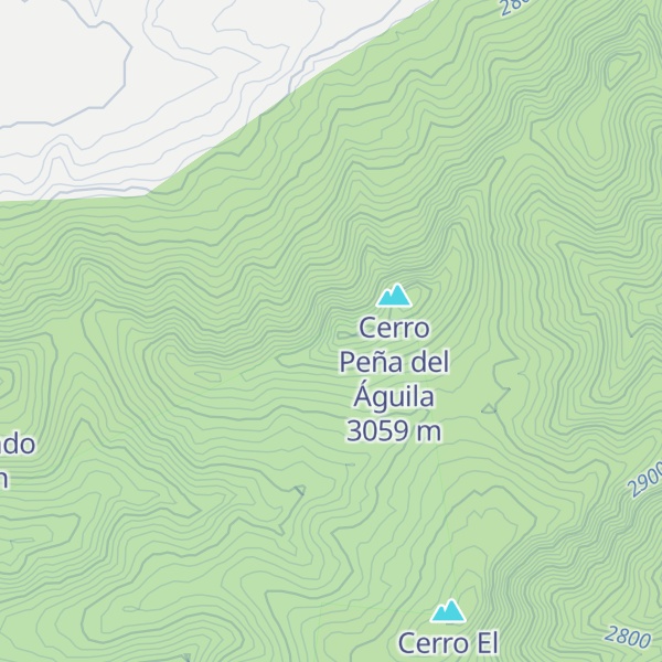 Map of Cerro Zempoala