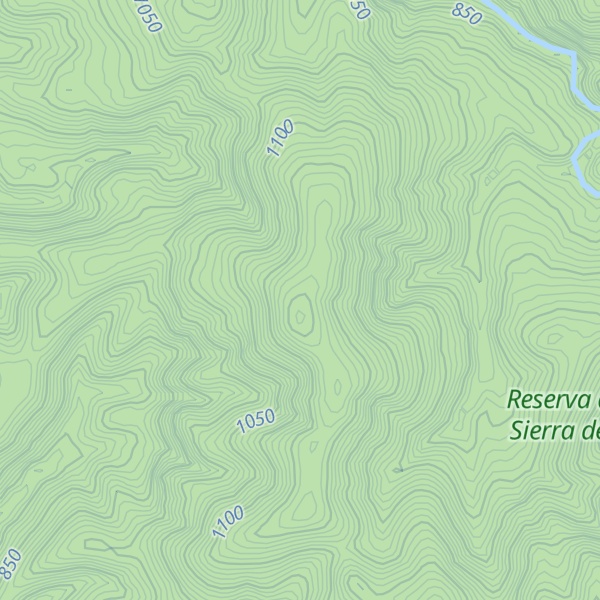 Map of Cerro de La Hoya