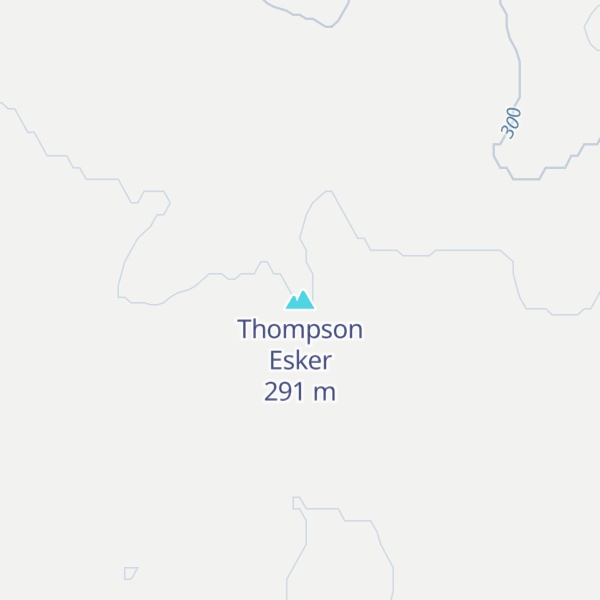 Map of Thompson Esker