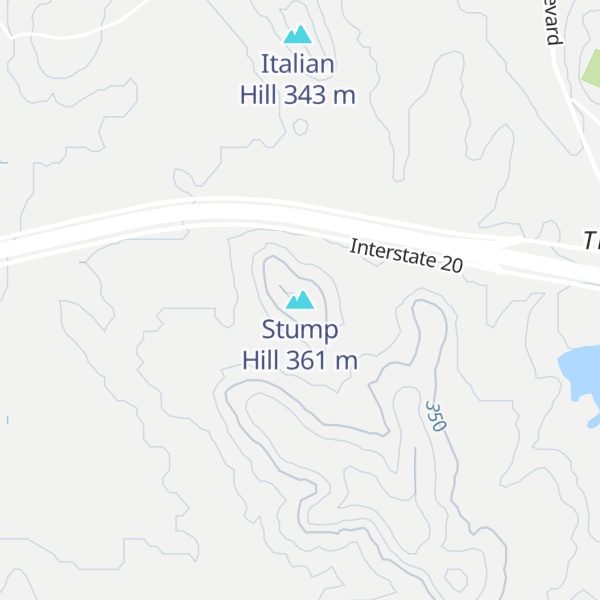 Map of Stump Hill