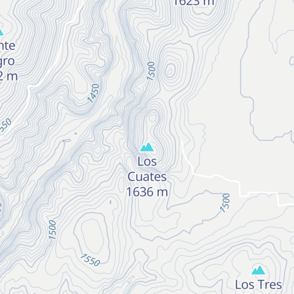 Map of Los Cuates