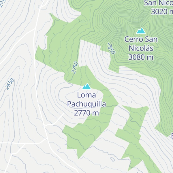 Map of Loma Pachuquilla