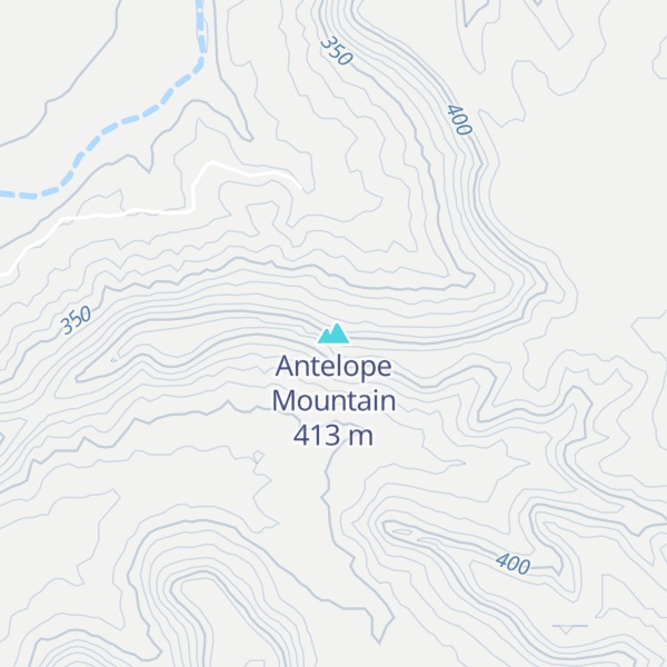 Map of Antelope Mountain