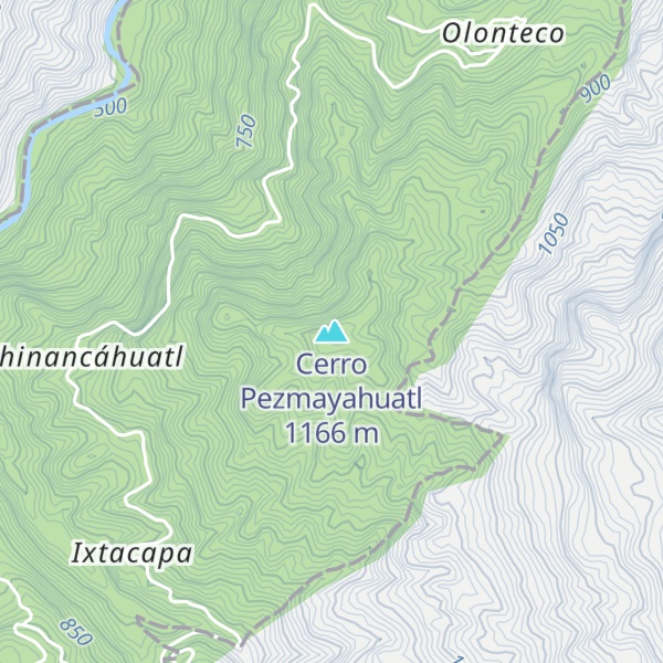Map of Cerro Pezmayahuatl