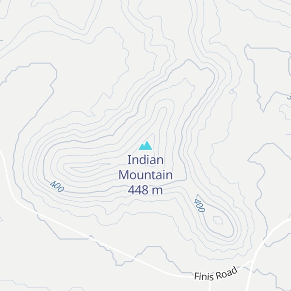 Map of Indian Mountain