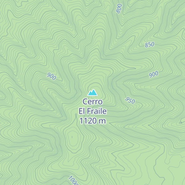 Map of Cerro El Fraile