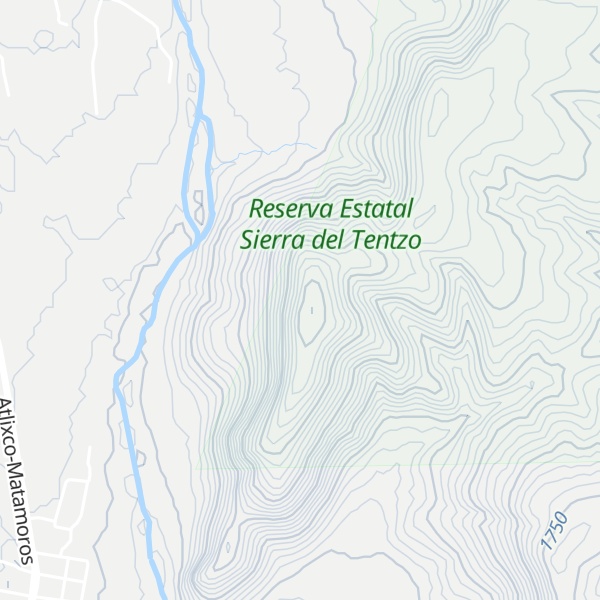Map of Cerro Tenayo