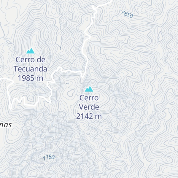Map of Cerro Verde