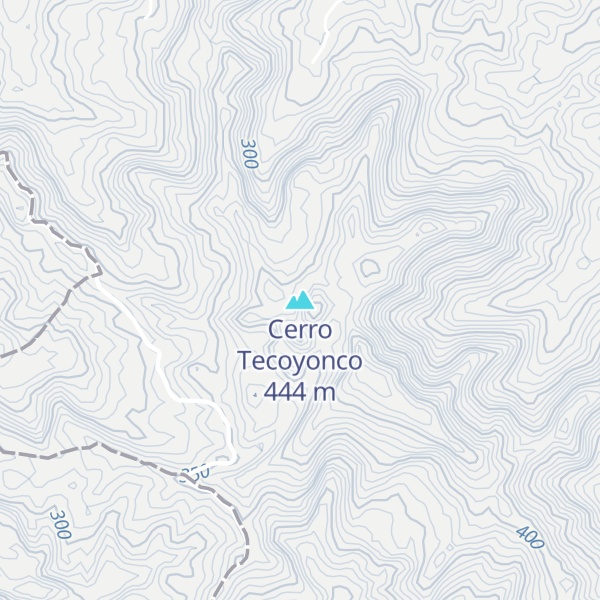 Map of Cerro Tecoyonco