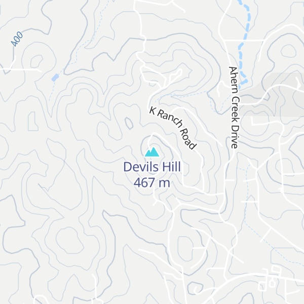 Map of Devils Hill