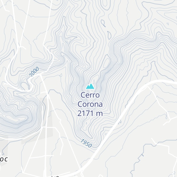 Map of Cerro El Peñon