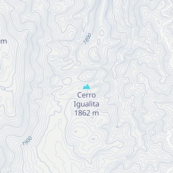 Map of Cerro Igualita