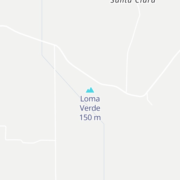 Map of Loma Verde