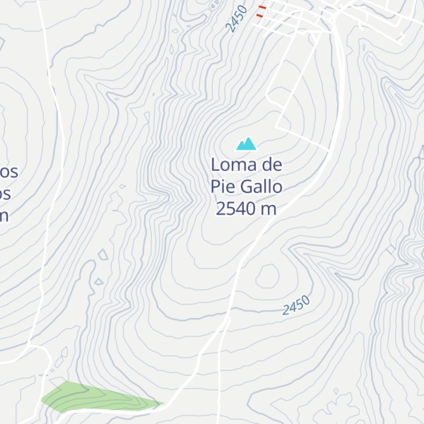 Map of Loma San Isidro