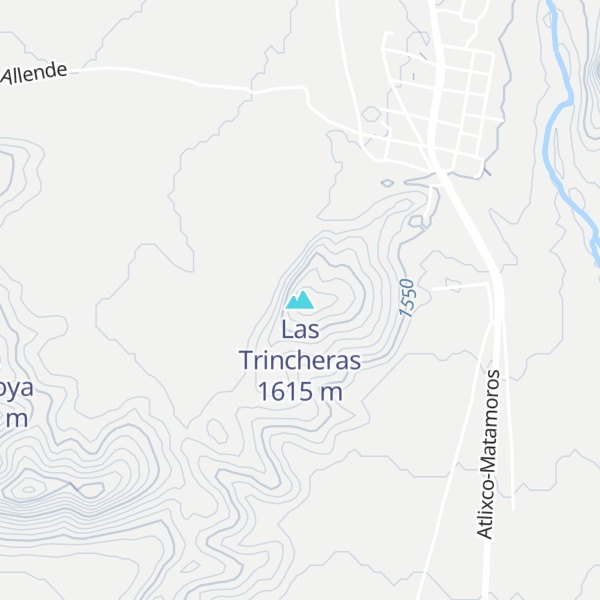 Map of Las Trincheras