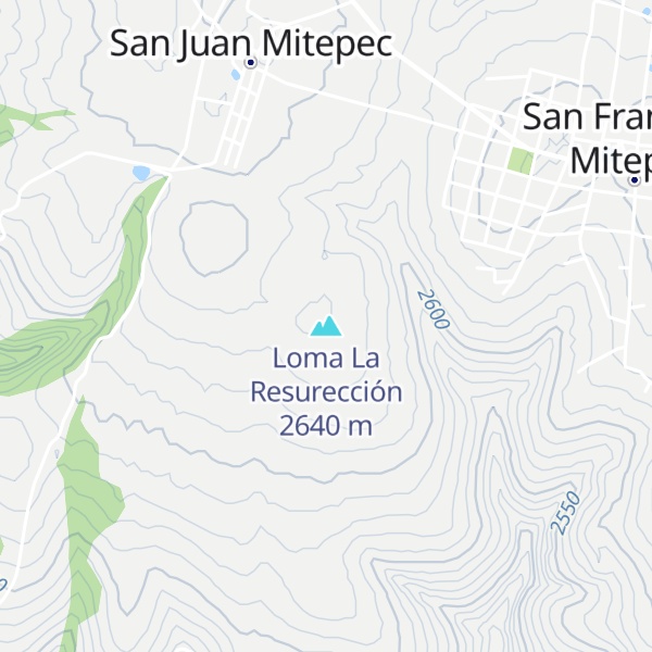 Map of Loma La Resurección