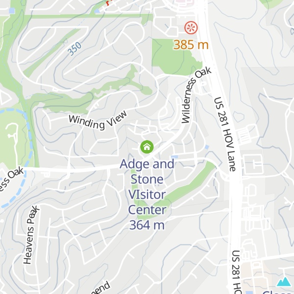 Map of Adge and Stone VIsitor Center