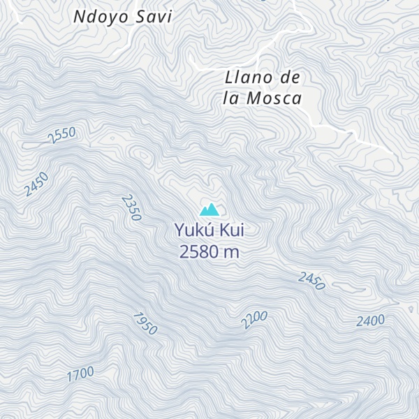 Map of Yukú Kui