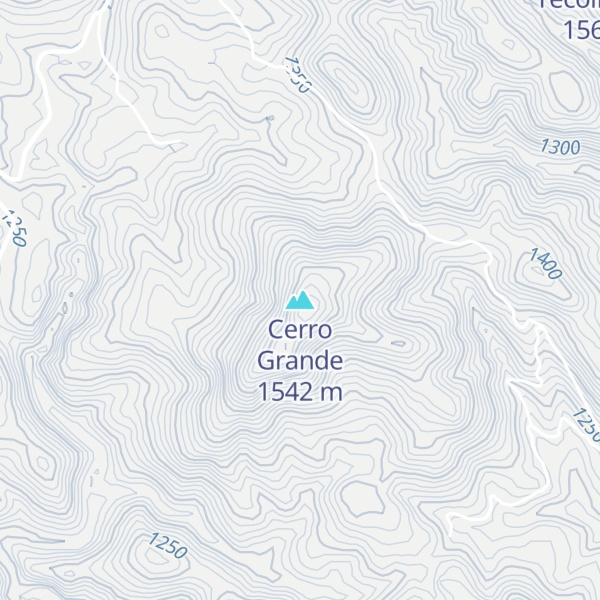 Map of Cerro Grande