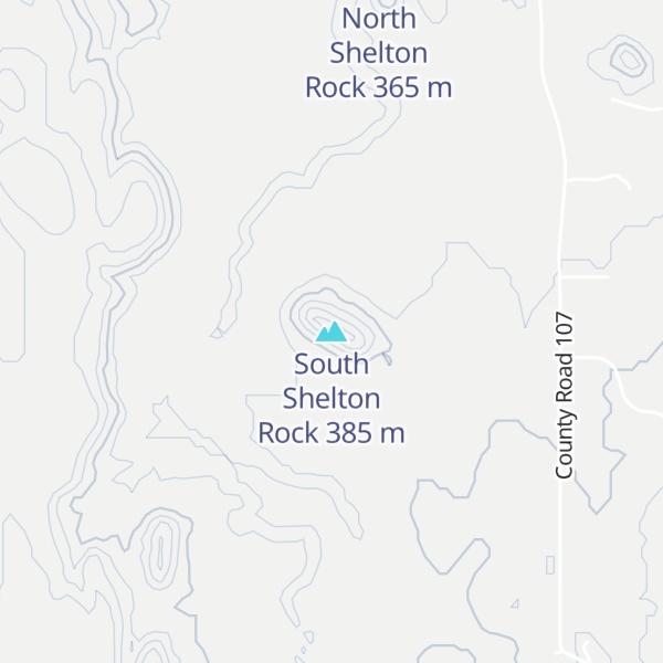 Map of South Shelton Rock