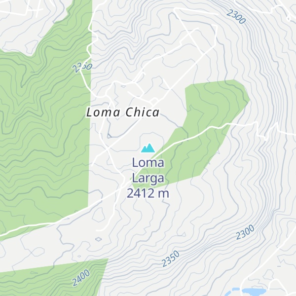 Map of Loma Larga
