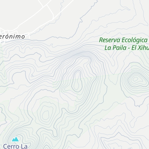 Map of Cerro La Cruz