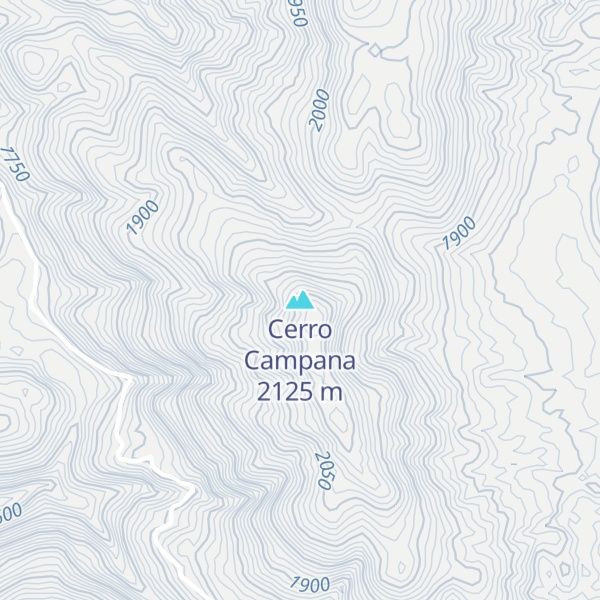Map of Cerro Campana