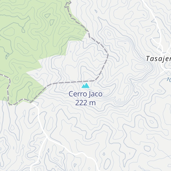 Map of Cerro Jaco