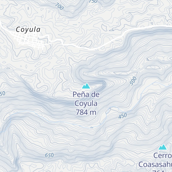 Map of Peña de Coyula