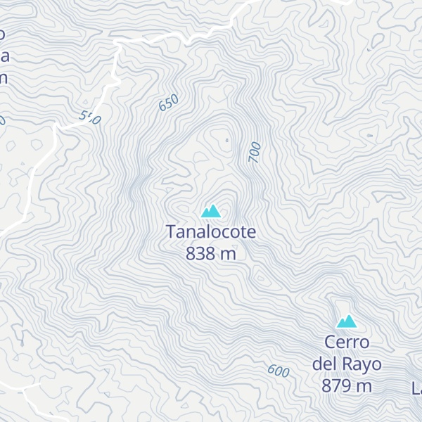 Map of Tanalocote