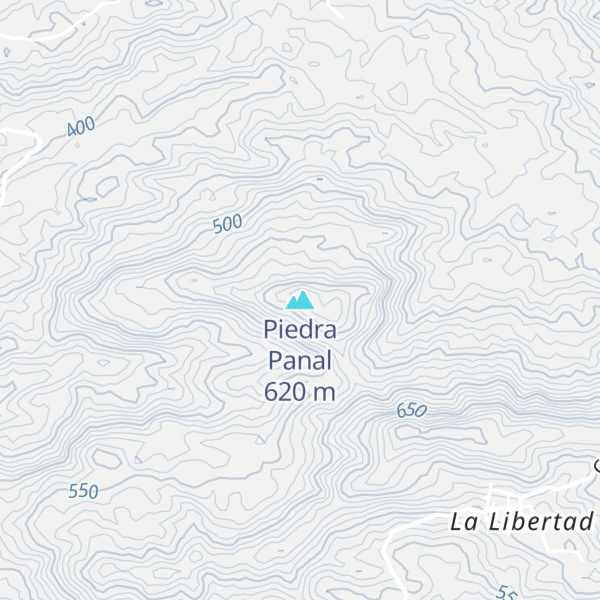 Map of Piedra Panal
