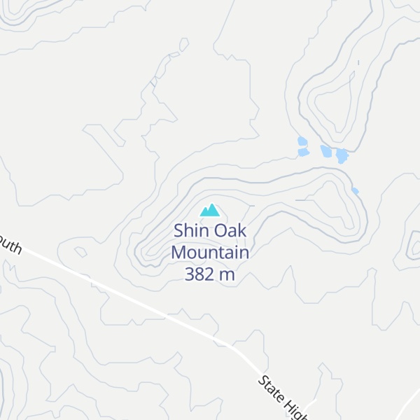 Map of Shin Oak Mountain