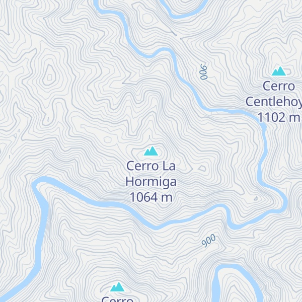 Map of Cerro La Hormiga