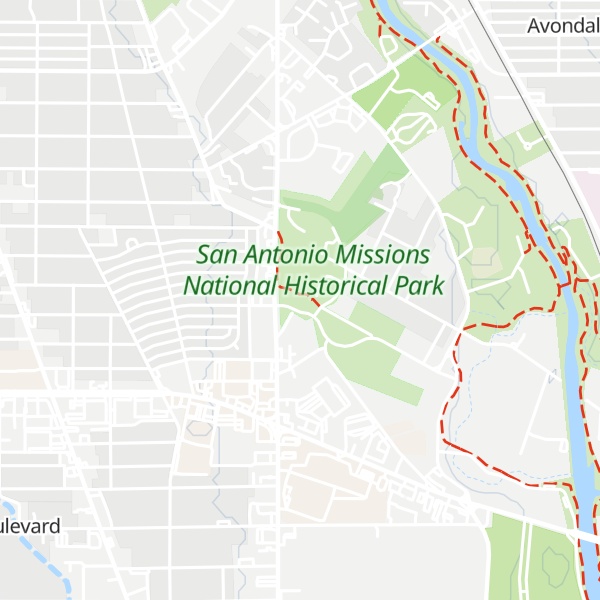 Map of Visitor Center at Mission San José