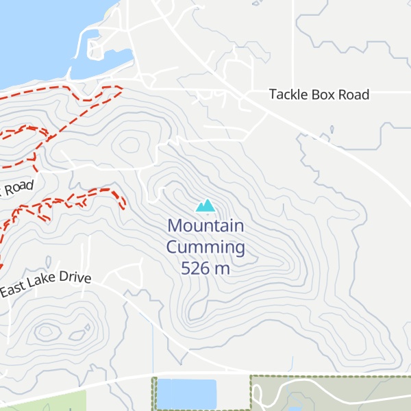 Map of Mountain Cumming