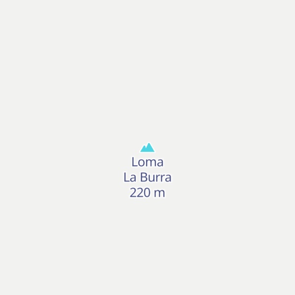 Map of Loma La Burra