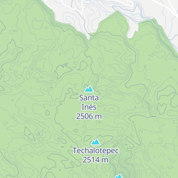 Map of Santa Inés